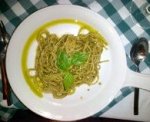 Fresh Spaghetti with Freshly made Pesto!