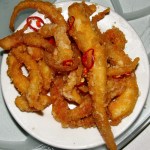 Fried Octopus with Hot Peppers