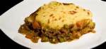 Classic Shepherd's Pie. It can fly!