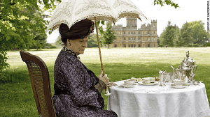 The Dowager Countess at Tea Time