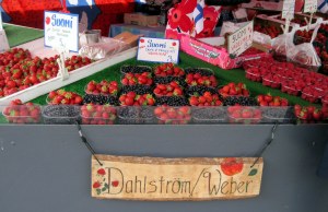 Blueberries and Strawberries